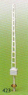 Luftledningsstolpe N, utan utr