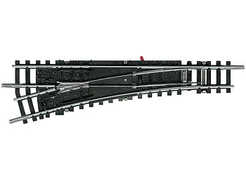 Växel vä 15° R4 med polariserande korsningspunkt