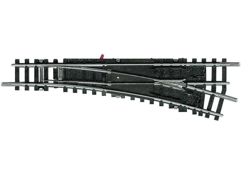 Växel hö 15° R4 med polariserande korsningspunkt