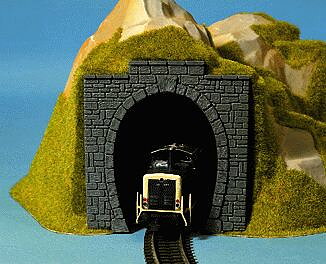 Tunnelportaler för enkelspår, 2st, N