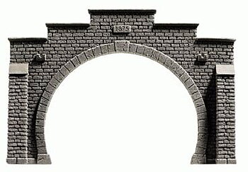 Tunnelportal för dubbelspår