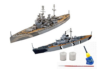 First Diorama set: Bismarck Battle