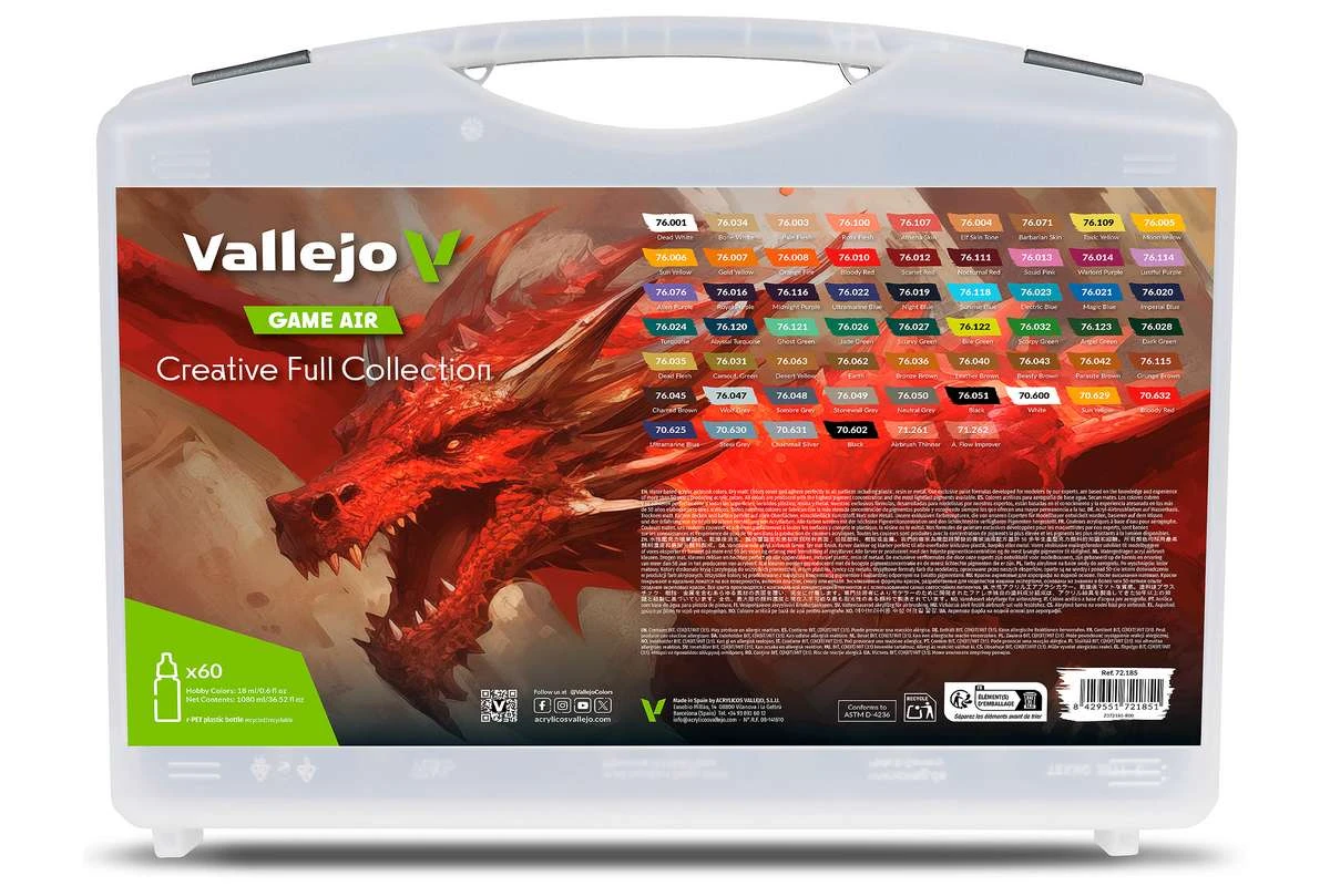 Game Air selection case incl. 60x18ml