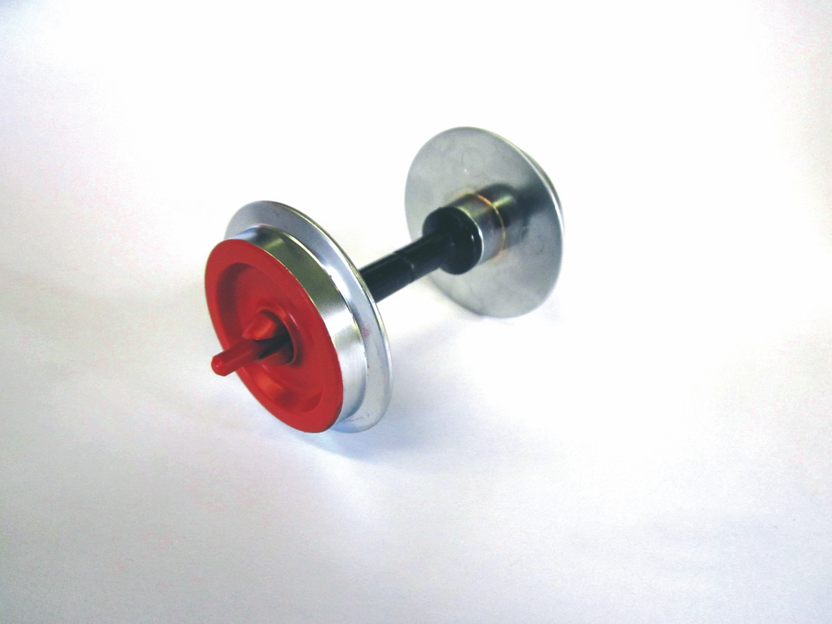Skivhjul, metall 30mm (röda),
