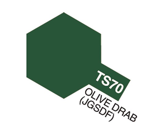 TS-70 Olive Drab (JGSDF), Tamiya spray (Plast)