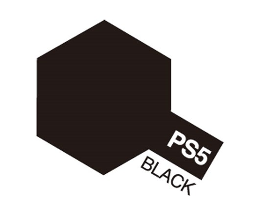 PS-5 Black, Tamiya spray (lexan)