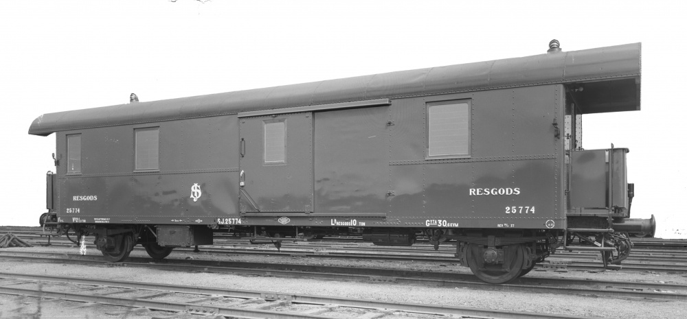 Resgodsvagn SJ F5 55023 (1949-1965) - 2