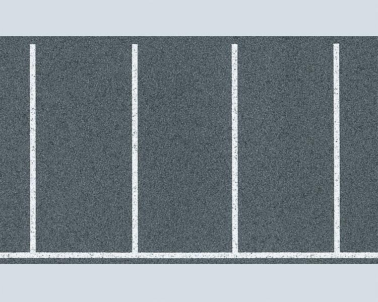 Parkeringsplatser, raka, 60x1000mm