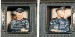 Lokpersonal, målade figurer, 6