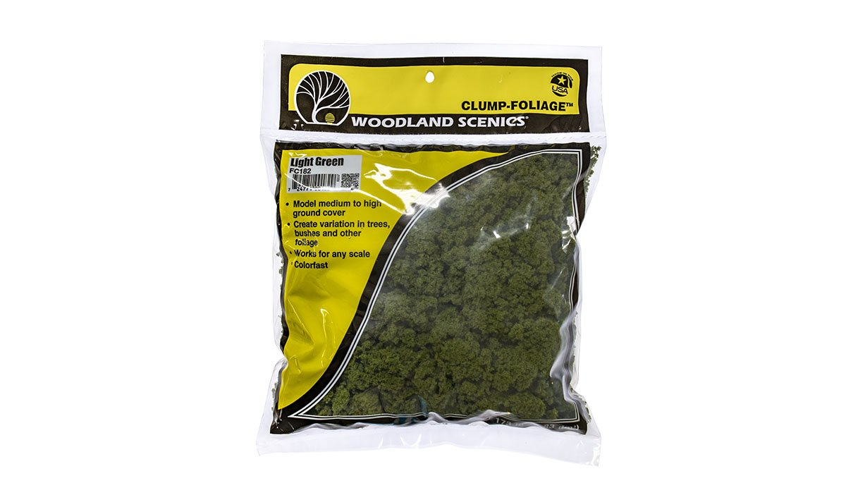 Bushes Clump-Foliage Light Green, storpack - 2