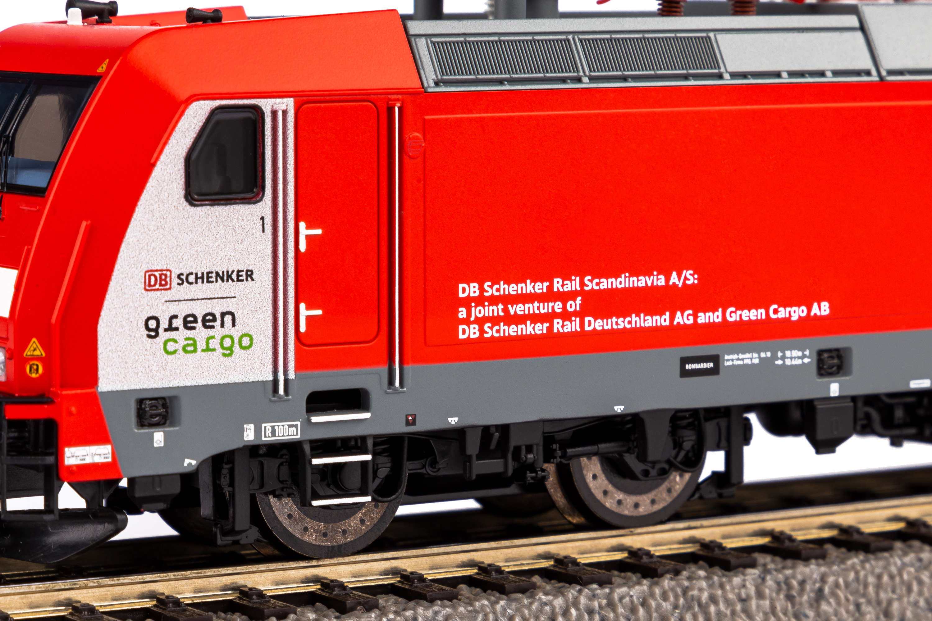 Ellok BR 185.2 DB-AG 'Green Cargo' VI AC Sound - 2