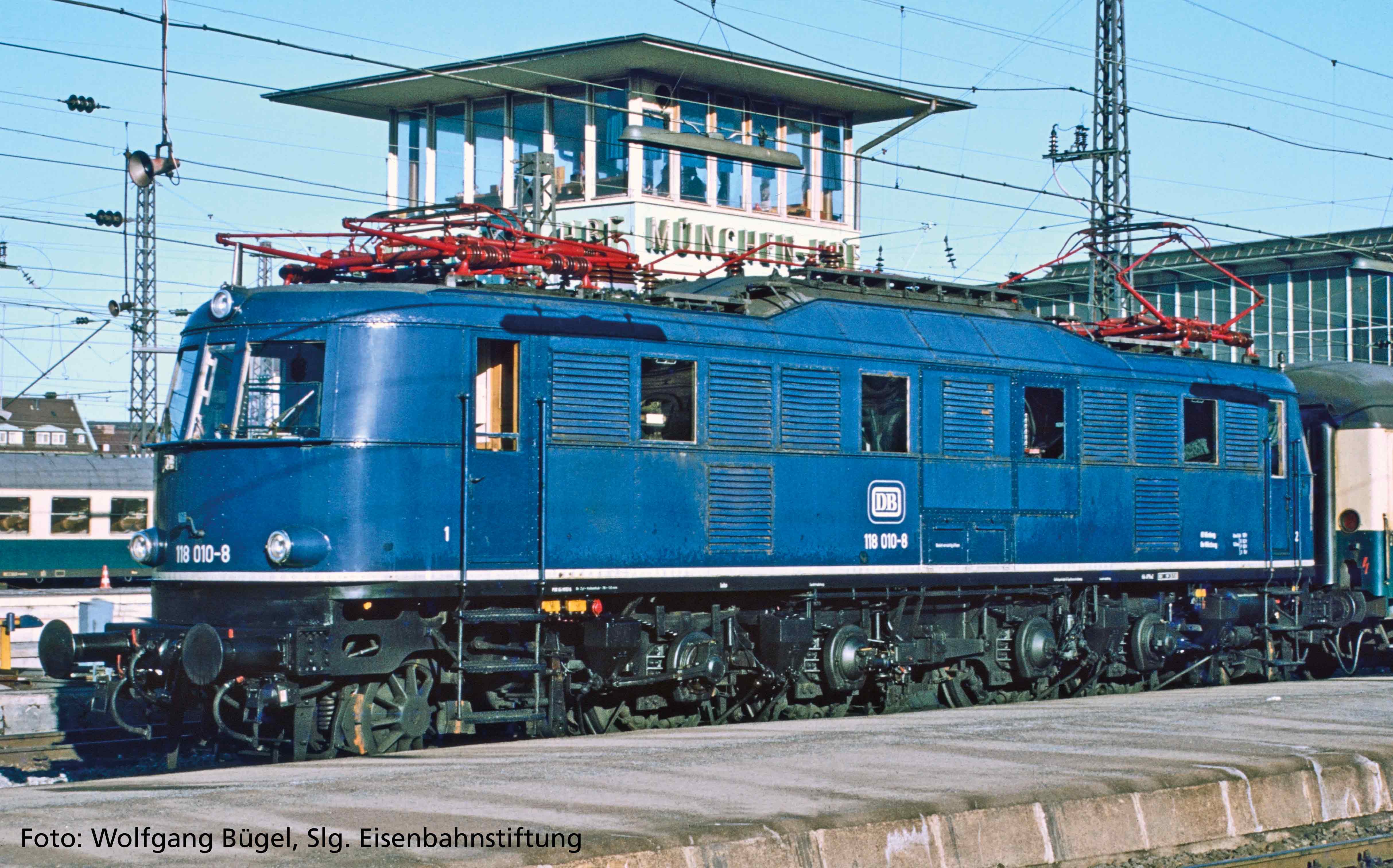 Ellok BR 118 DB blå Ep. IV
