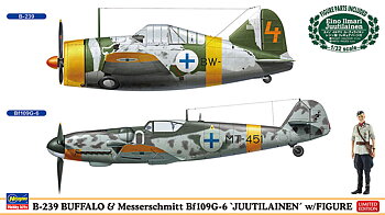 B-239 Bufallo & Messerschmitt Bf109G-6 1/72