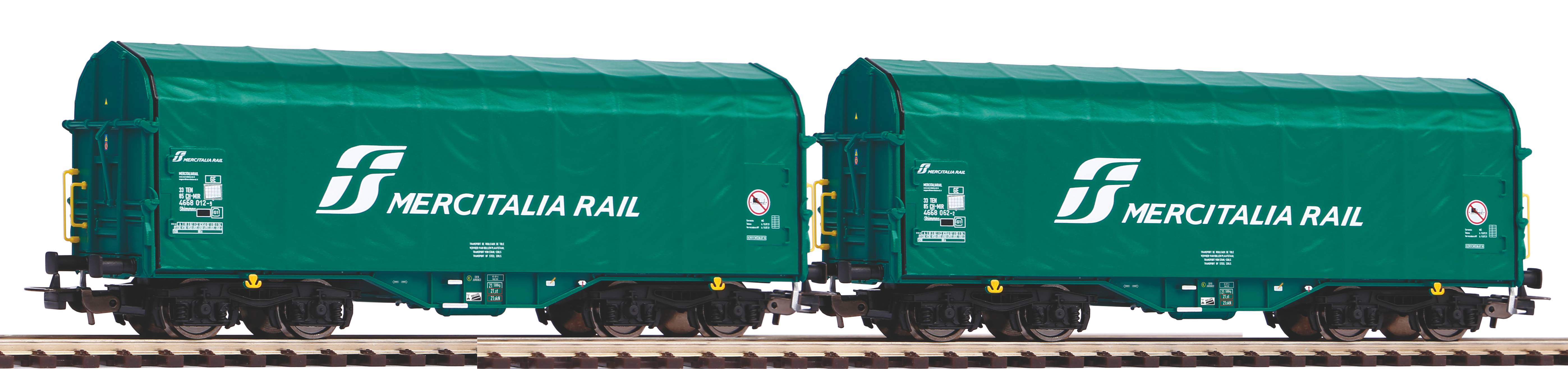 Vagnset: Kapellhuvvagn Shimmns 'Mercitalia Rail', FS VI