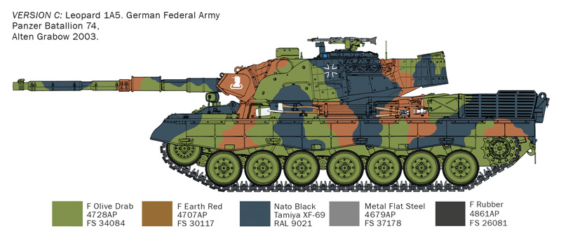 Leopard 1A5 1/35 - 5
