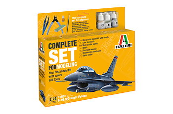 Komplett modellset: F-16 C/D Night Falcon 1/72