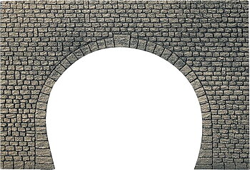 Murplatta, tunnelportal, dubbelspår, natursten