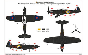 Boulton Paul Defiant NF.1, 1/48