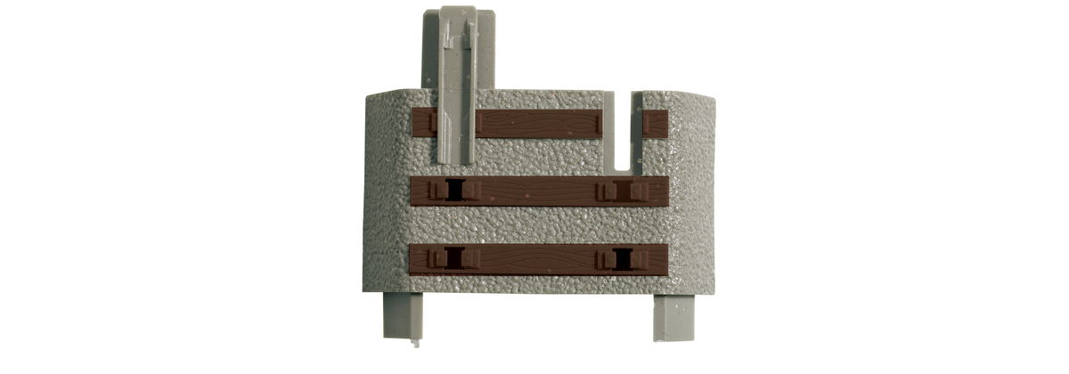 Set of sleeper end pieces - 2