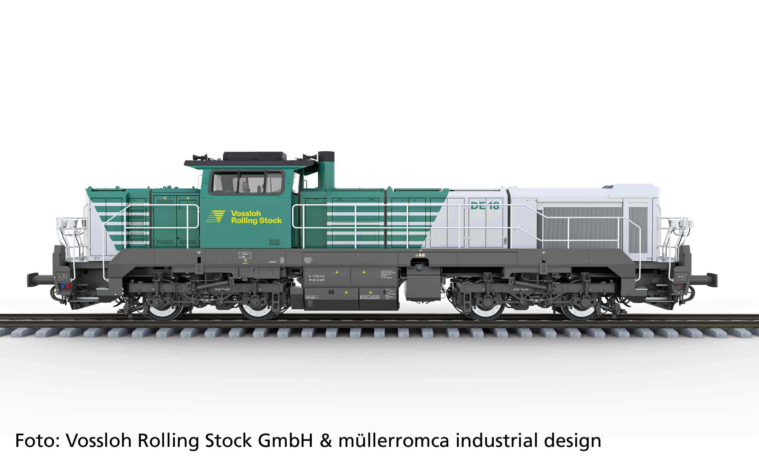 Diesellok/Sound DE18 Vossloh Rolling Stock GmbH VI + PluX22 Dec.