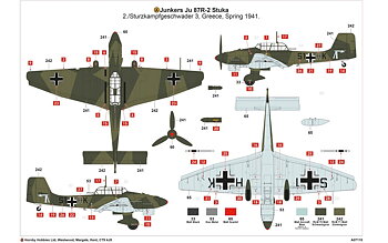 Junkers JU87B-2/R-2, 1/48, Airfix