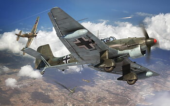 Junkers JU87B-2/R-2, 1/48, Airfix
