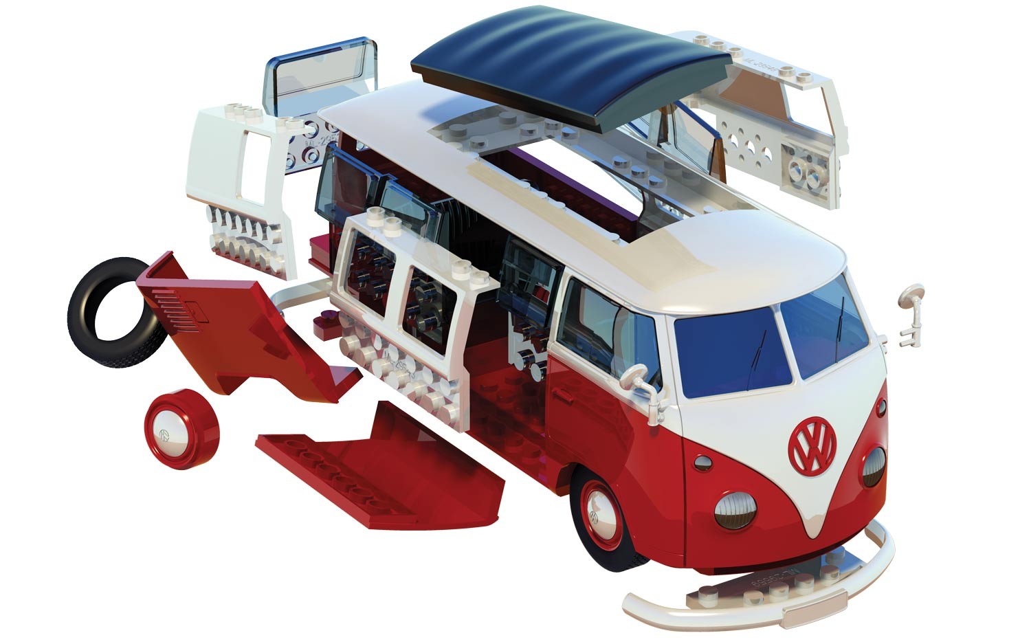 VW Camper Van, Quick Build - 5