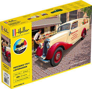 Mercedes MB 170 Lieferwagen m. lim/färg/pensel 1/24