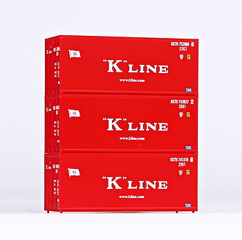 Set med 3x 20' container K-Lin