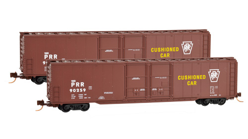 PRR 60’ box cars with double p