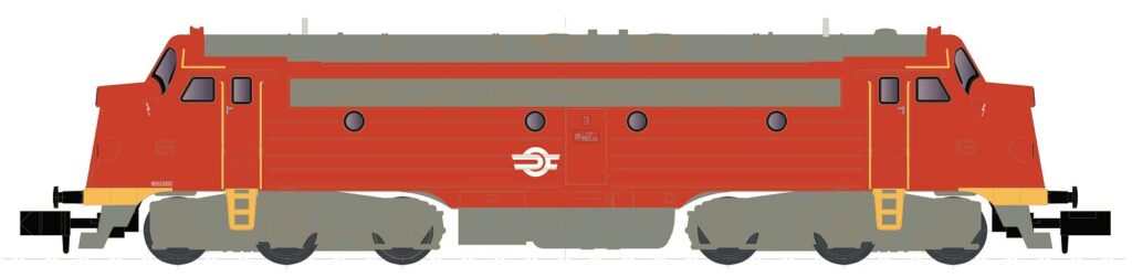 Diesellok Nohab M61 MAV Ep IV - 2