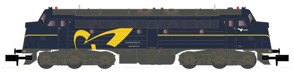 Diesellok Nohab My 1135 DSB Go - 2