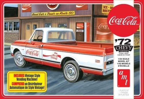 72' Chevy Pickup w/vending Machine & Crates, Coca cola 1/25