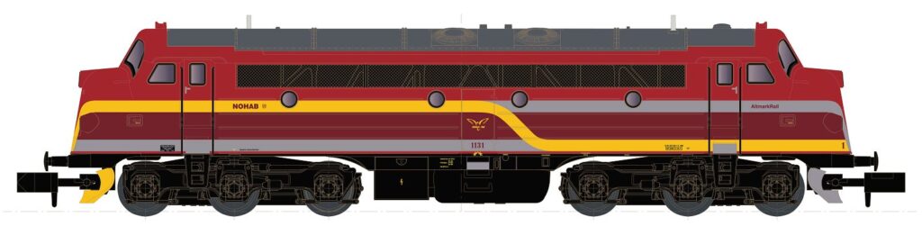 Diesellok Nohab V170 1131 Altm - 2