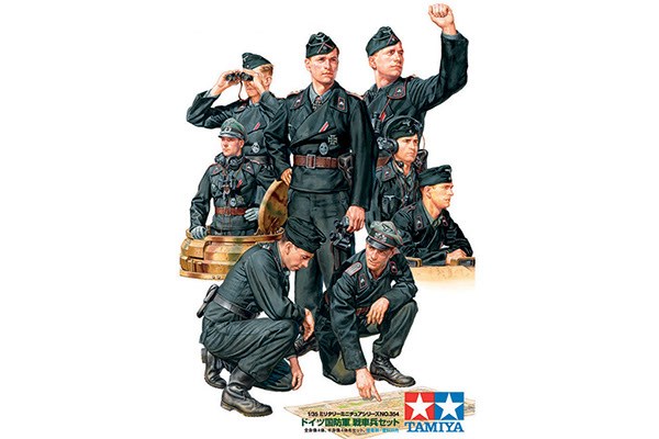 German Tank Crew Set 1/35, Tamiya