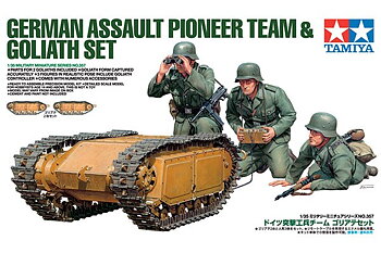German Assault Pioneer team & Goliath set, 1/35 Tamiya
