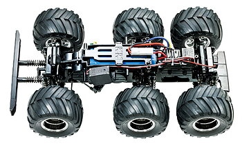 R/C King Yellow 6x6 (G6-01), 1:18 Tamiya