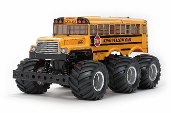 R/C King Yellow 6x6 (G6-01), 1:18 Tamiya