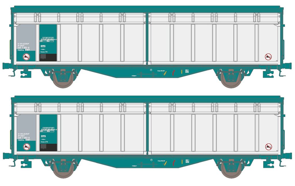 Vagnset: 2x Hbbillns SNCF, Ep V-VI