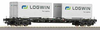 Containervagn Sgs 693 '2x Logwin', DB