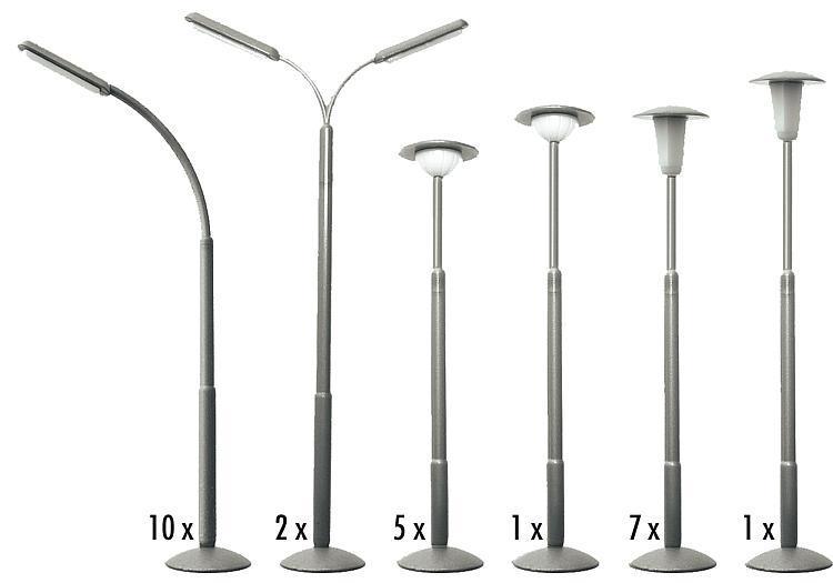 Gatlampor, set