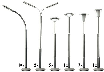 Gatlampor, set