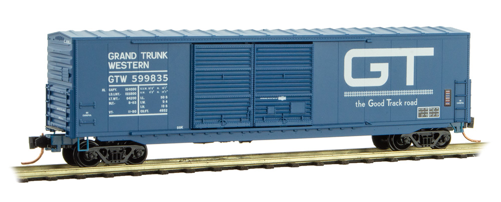Standard 50" box car w/o roofwalk RD#: GTW 599835