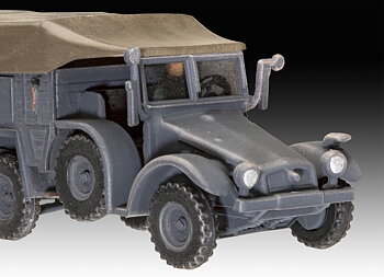 Krupp Protze KFZ 69 with 3,7cm Pak. 1/76