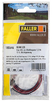 Blink-LED, 1st 1.5Hz frekvens, 12V DC