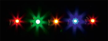 LED 5 olika, 12-16V