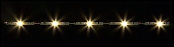 Ljuslist med LED, varmvit, 12-16V (180mm x2)