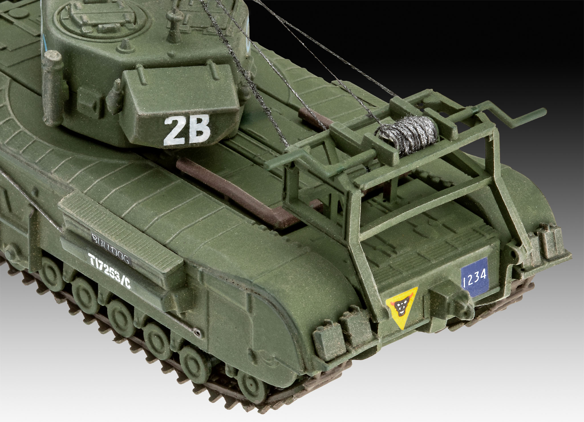 Model set: Churchill A.V.R.E. 1/76 - 3