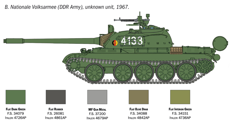 T-55 A Medium Battle Tank 1/72 - 5