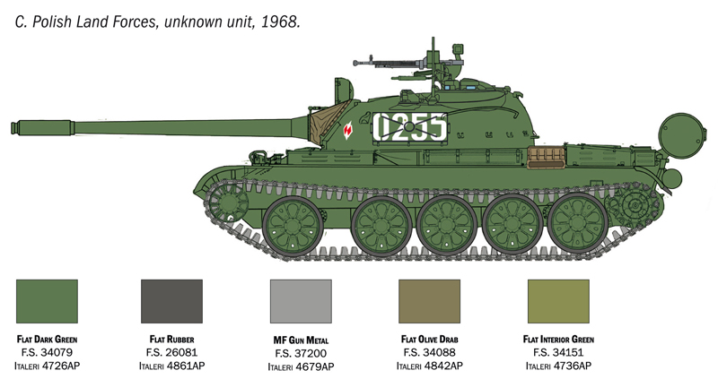 T-55 A Medium Battle Tank 1/72 - 6